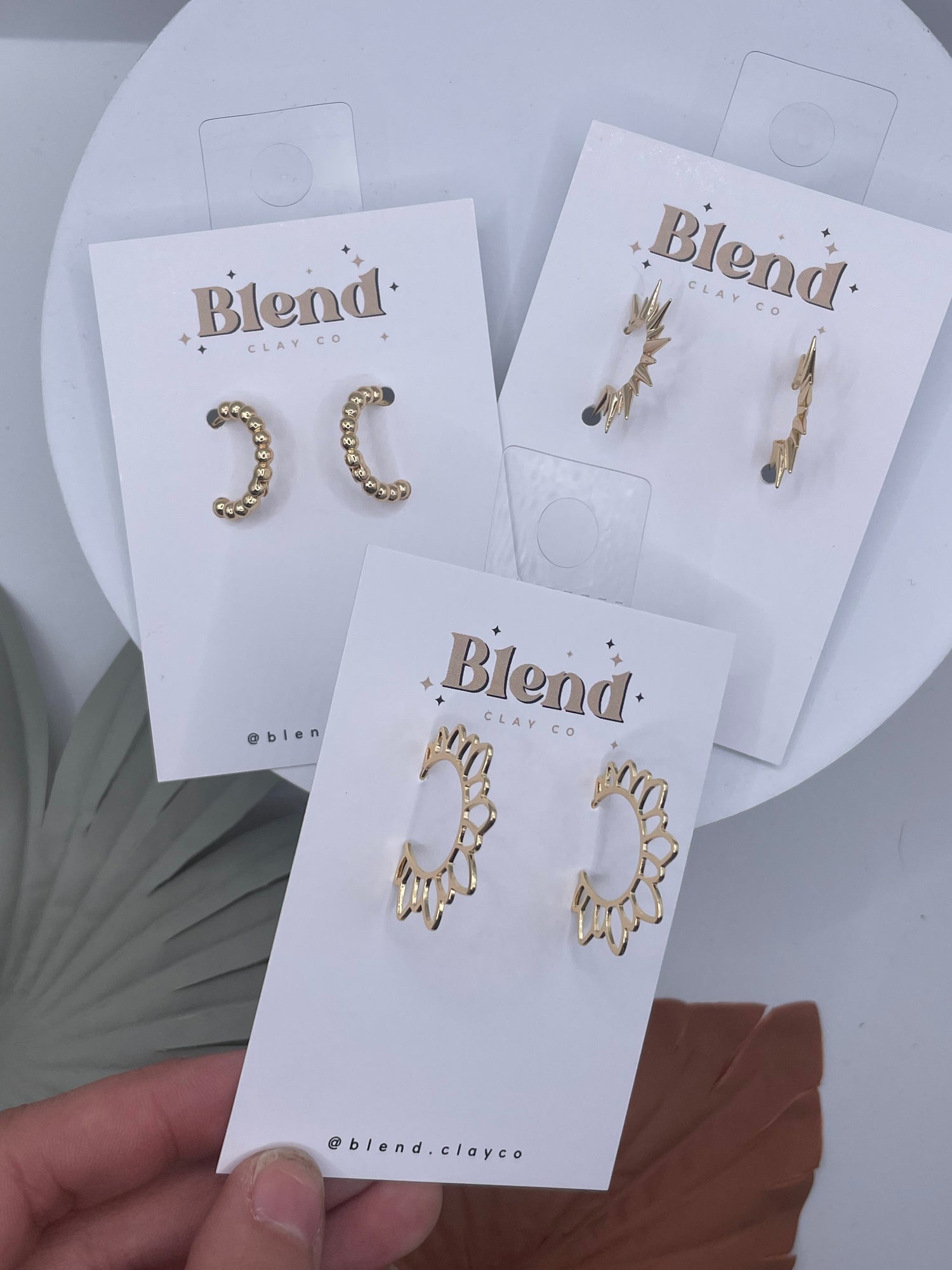 Gold and Silver Plated Earrings