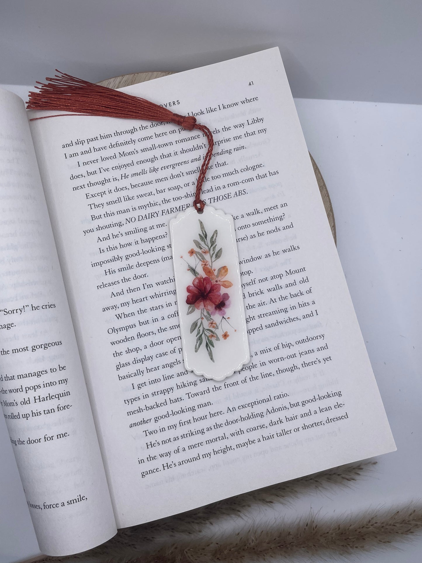 Floral Mini Bookmark
