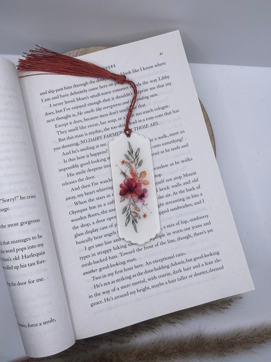 Floral Mini Bookmark