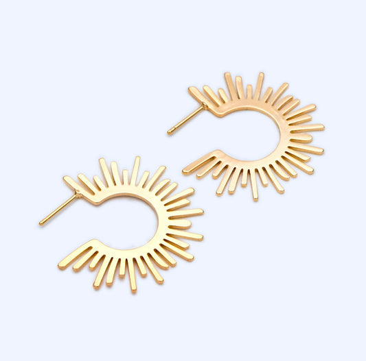 Sunburst Hoops